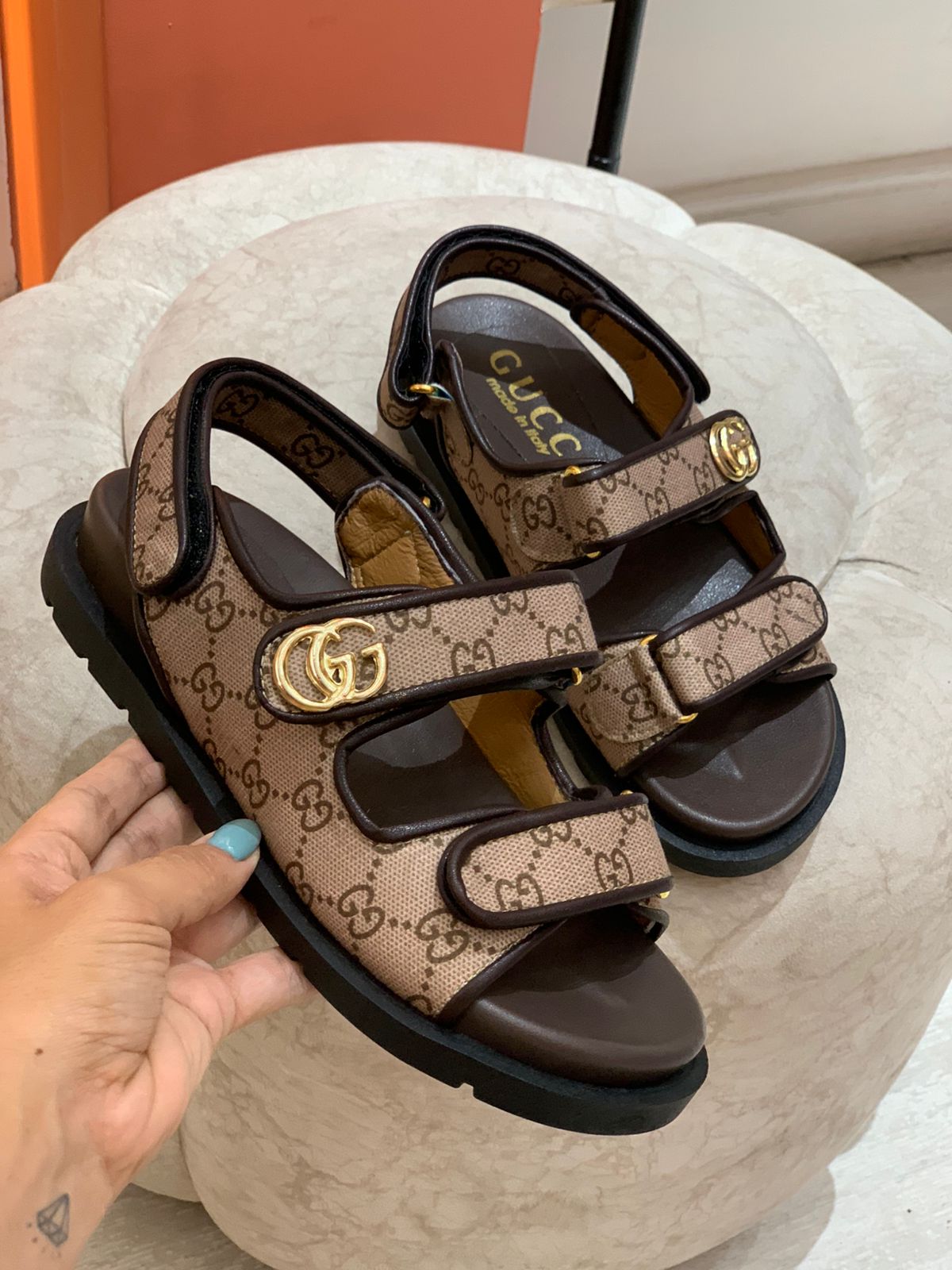 Sandalia Canoa Gucci
